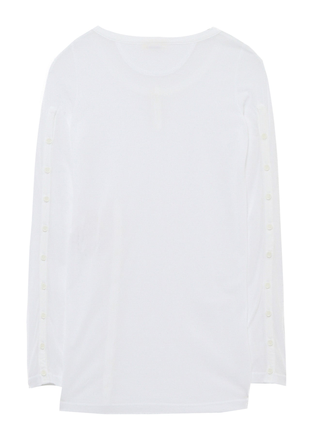 HIGH TWIST JERSEY KEY NECK BUTTON SLIT – THE SHOP YOHJI YAMAMOTO