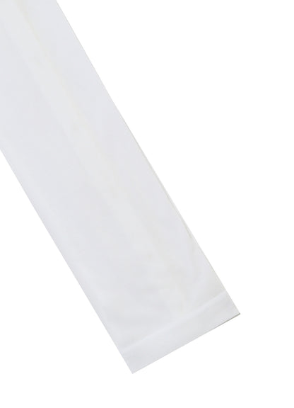 HIGH TWIST JERSEY KEY NECK BUTTON SLIT