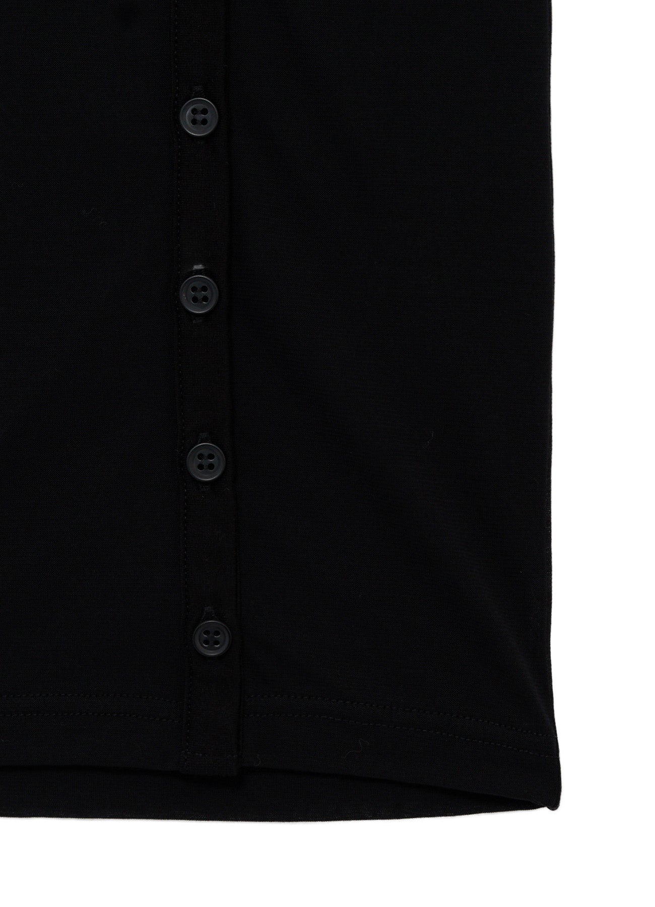 HIGH TWIST JERSEY KEY NECK BUTTON SLIT – THE SHOP YOHJI YAMAMOTO
