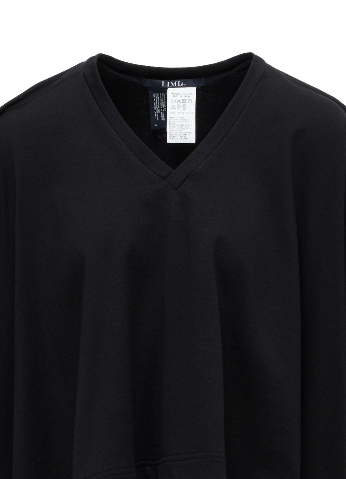FRENCH TERRY V NECK RAGLAN