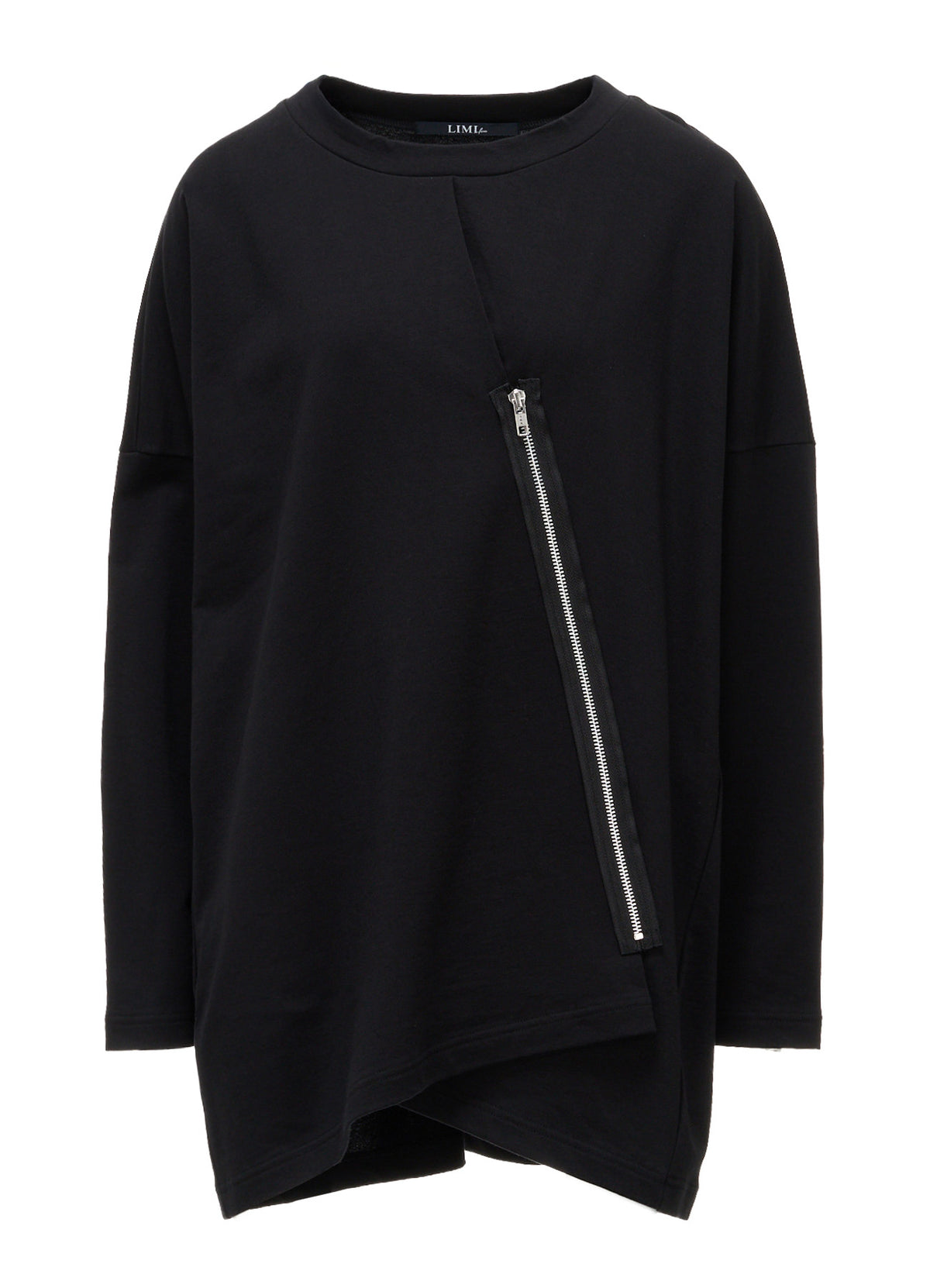 FRENCH TERRY FRONT ZIP LONG SLEEVE