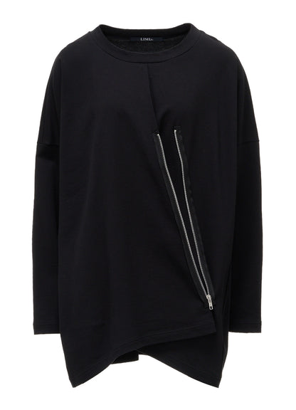 FRENCH TERRY FRONT ZIP LONG SLEEVE