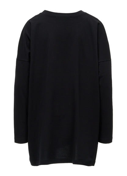FRENCH TERRY FRONT ZIP LONG SLEEVE