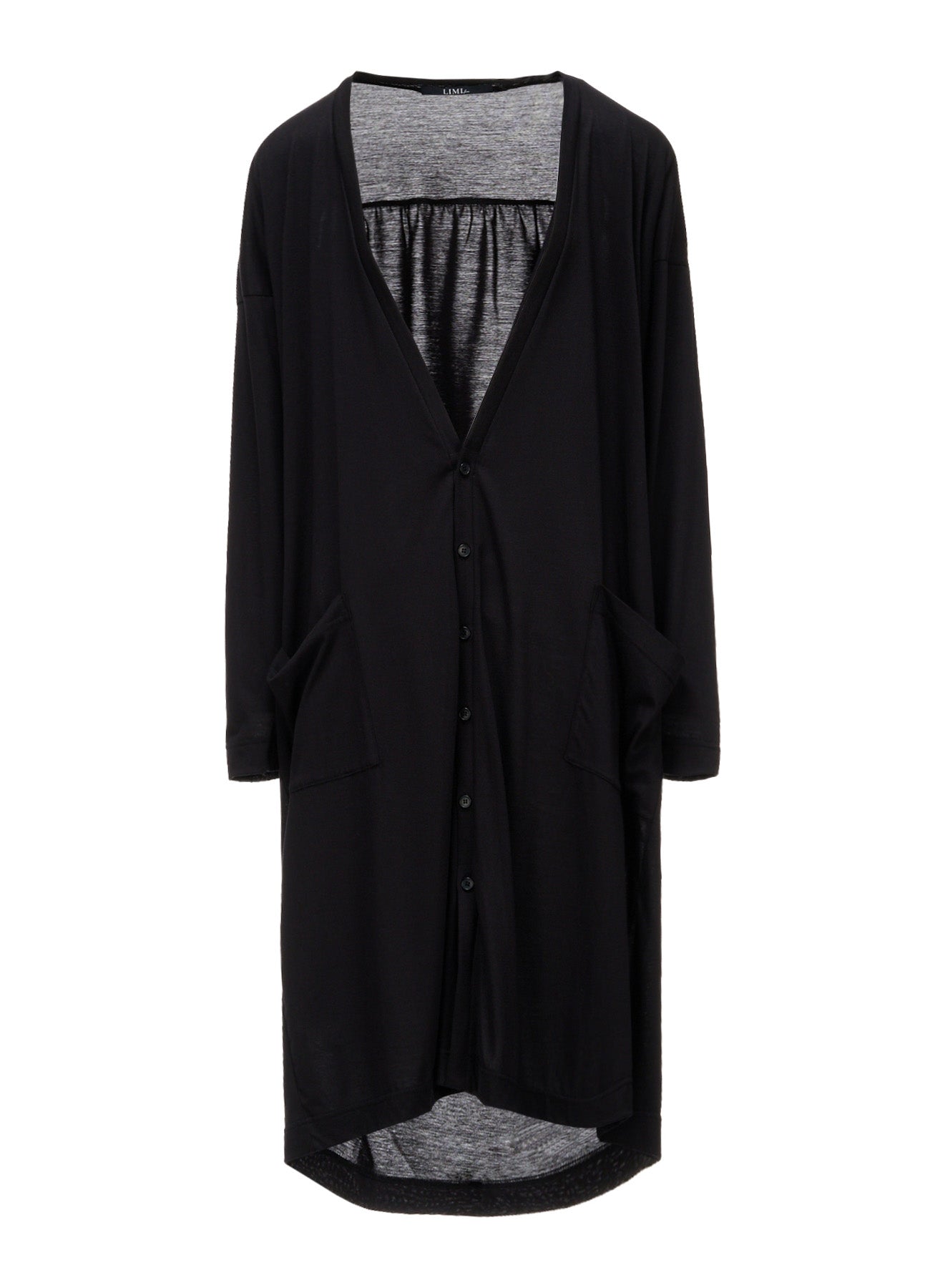 CELLULOSE/C JERSEY DROP-SHOULDER CARDIGAN – THE SHOP YOHJI YAMAMOTO