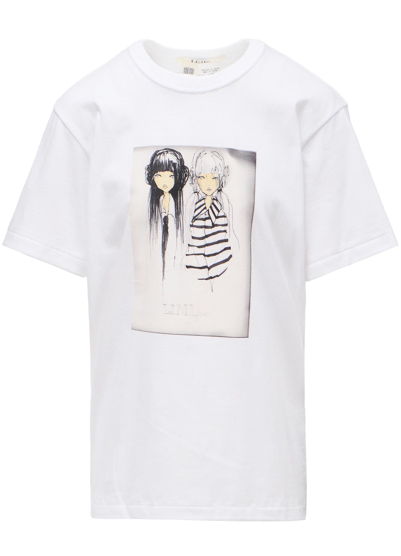 ERI PRINT B CREW NECK SHORT SLEEVE T-SHIRT