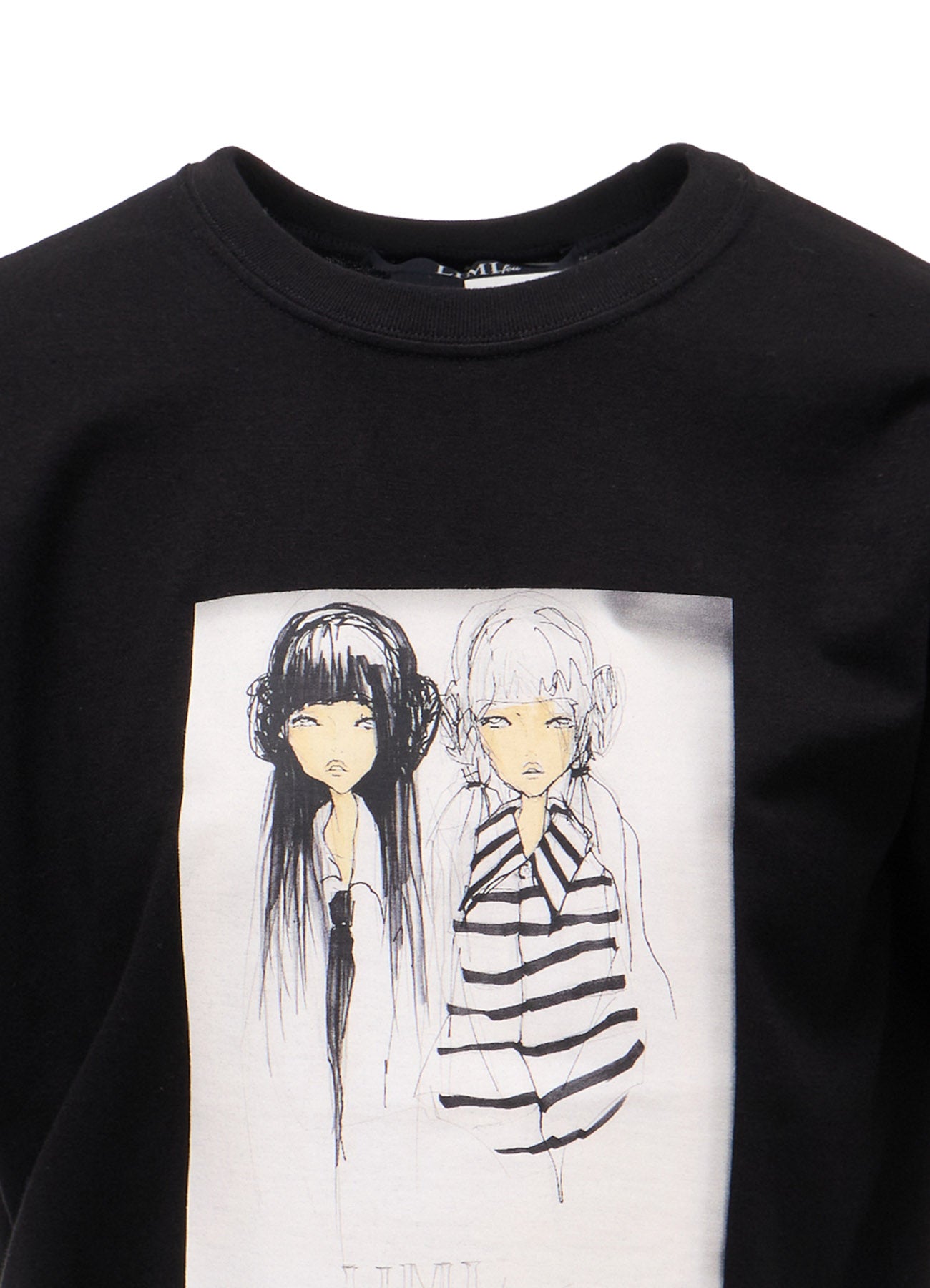 ERI PRINT B CREW NECK SHORT SLEEVE T-SHIRT