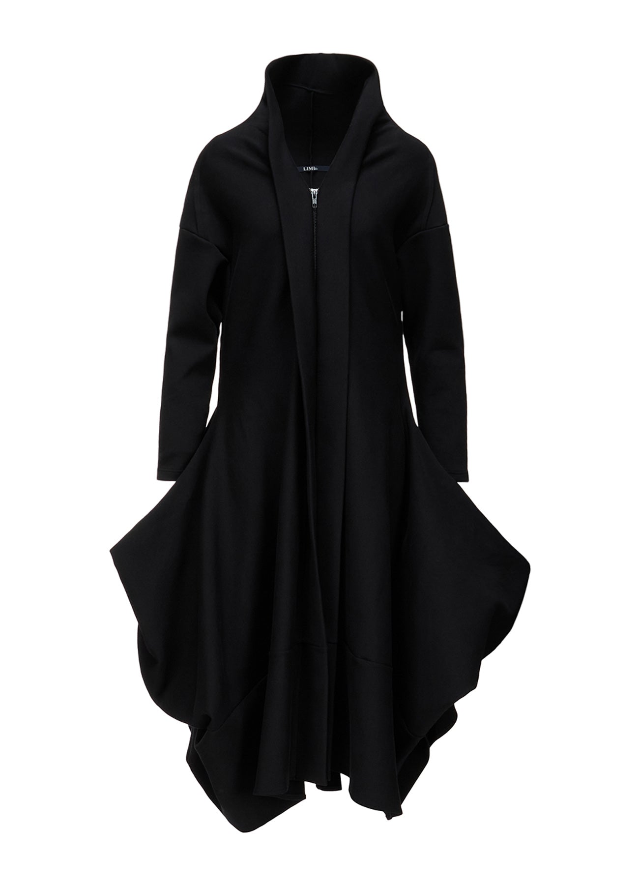 DOUBLE FACE JERSEY DRAPED LONG COAT – THE SHOP YOHJI YAMAMOTO