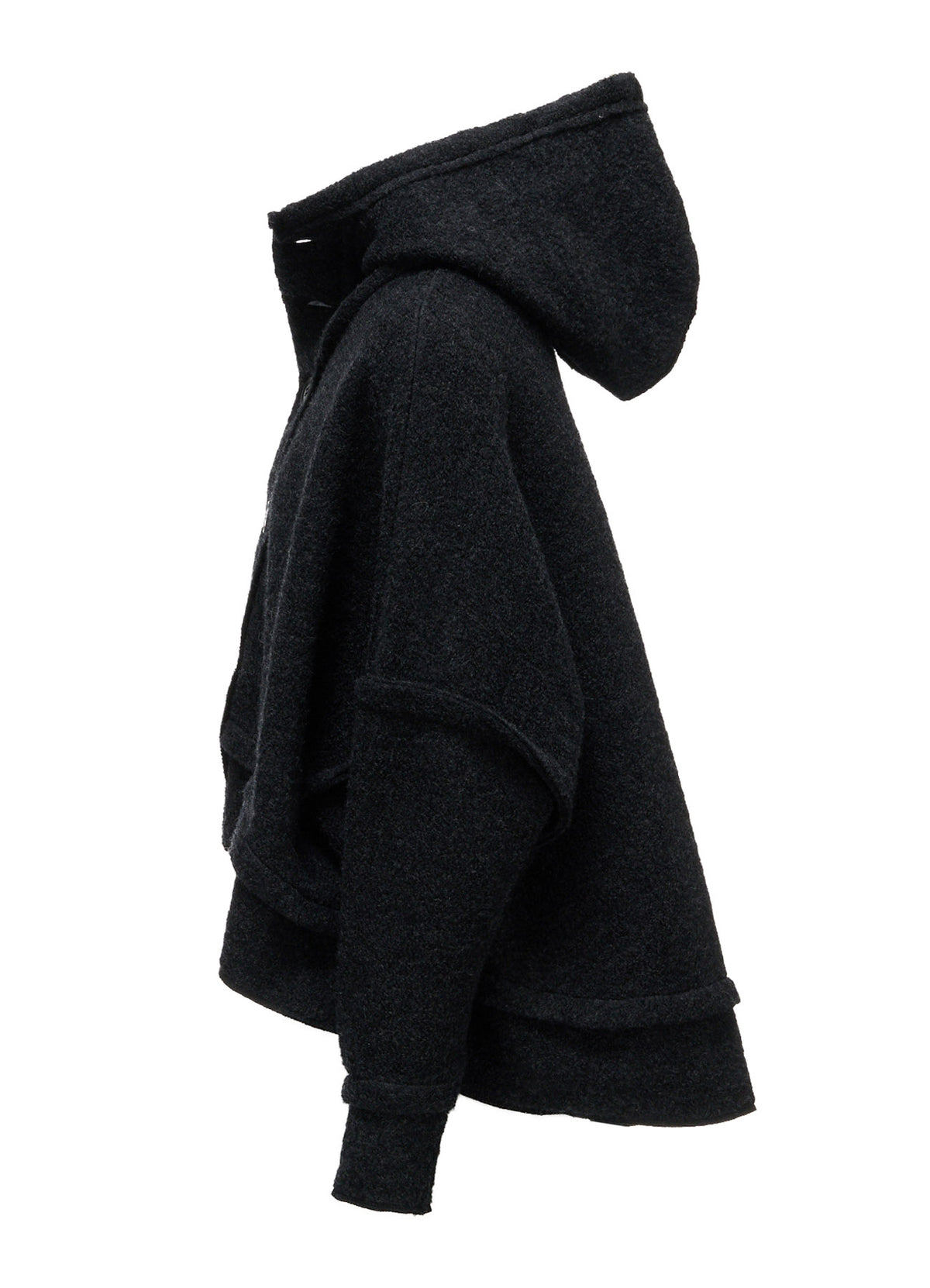 W/PE SHEEP PILE OUT SEAM DESIGN JACKET