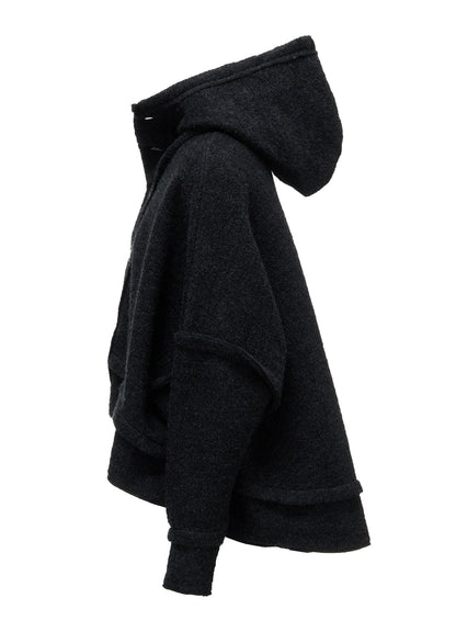 W/PE SHEEP PILE OUT SEAM DESIGN JACKET