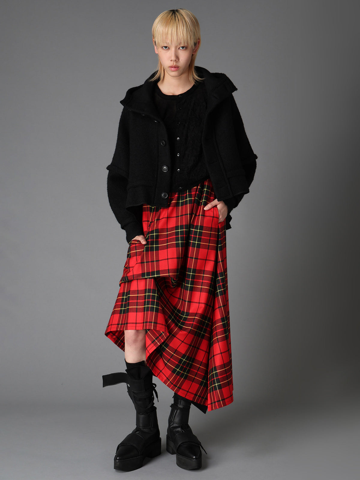 W/PE SHEEP PILE OUT SEAM DESIGN JACKET