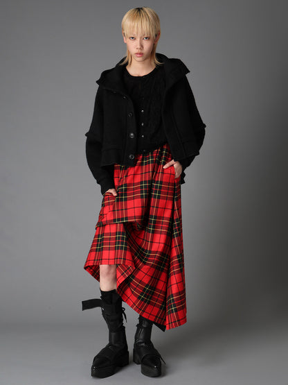 W/PE SHEEP PILE OUT SEAM DESIGN JACKET