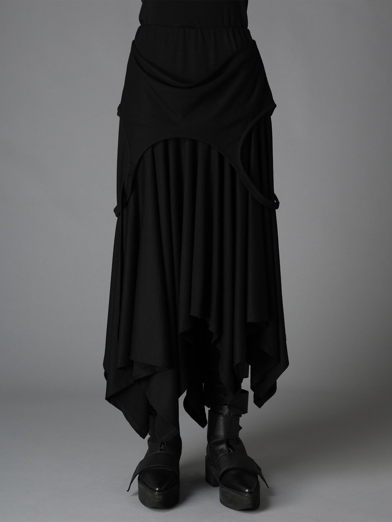 W/ SINGLE JERSEY 2 WAY DRESS
