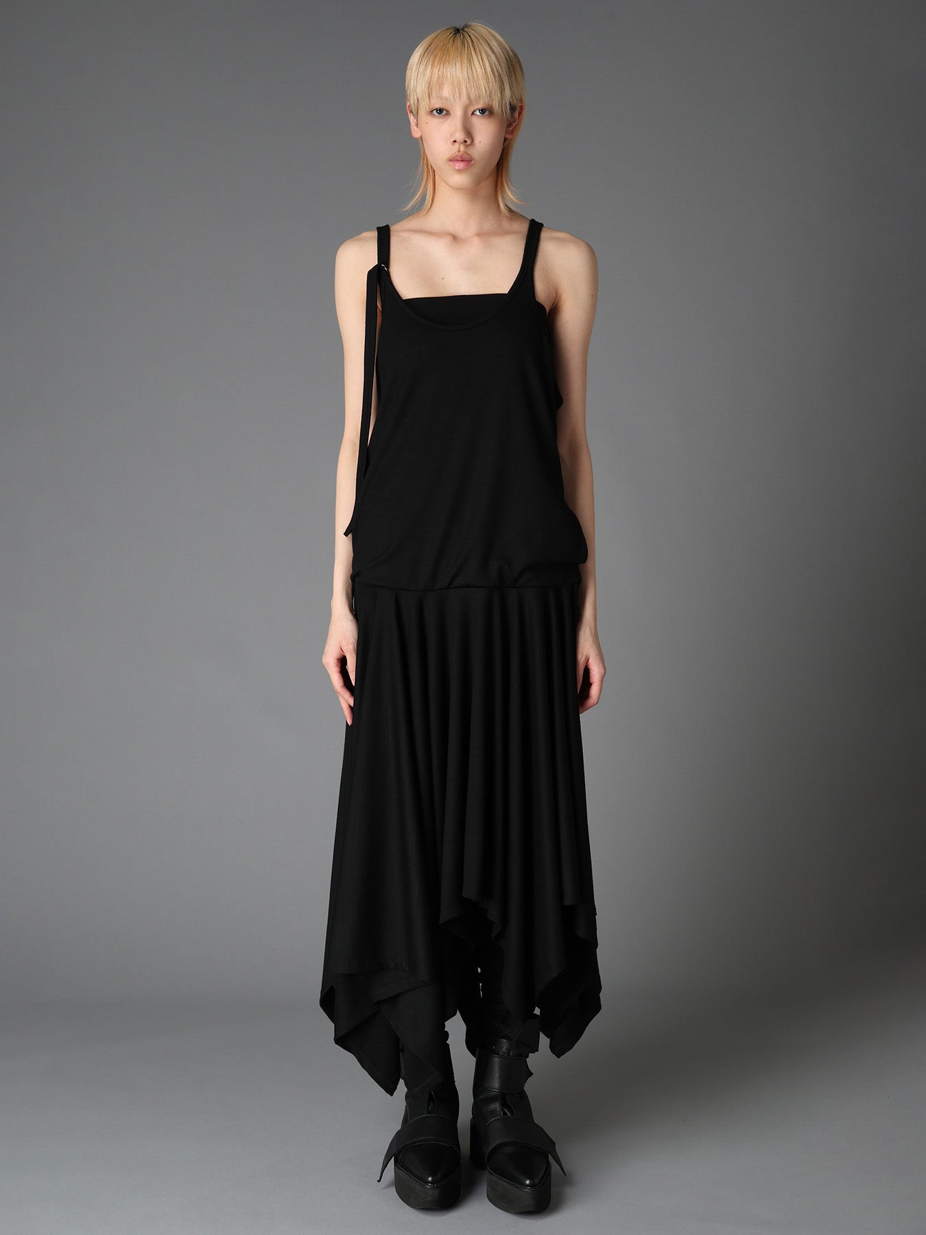 W/ SINGLE JERSEY 2 WAY DRESS