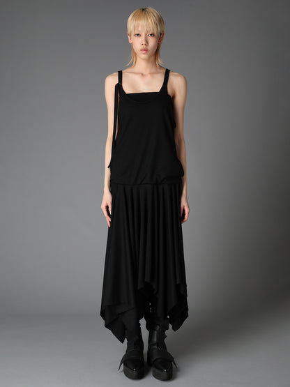 W/ SINGLE JERSEY 2 WAY DRESS