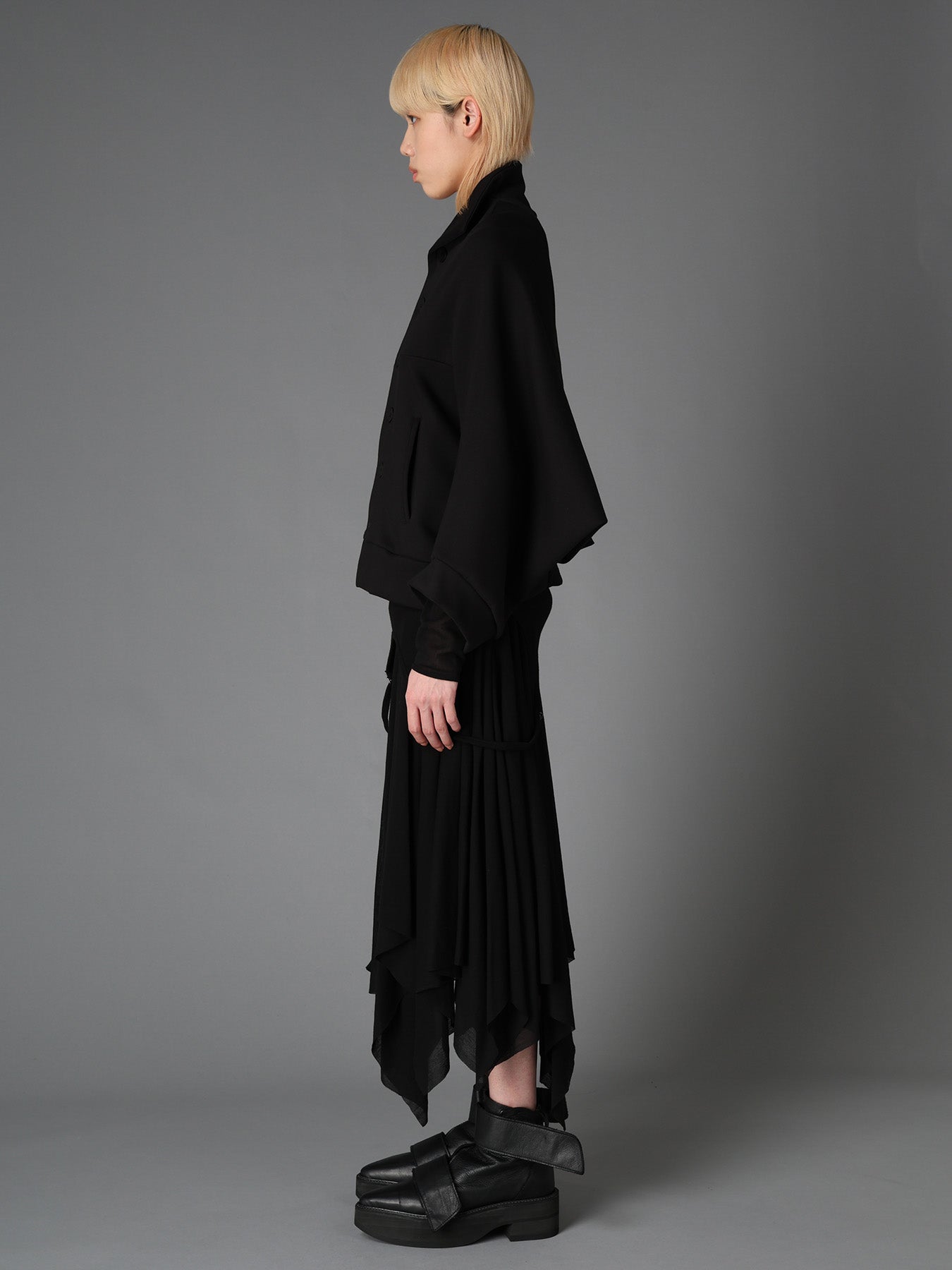 DOUBLE FACE JERSEY DOLMAN SLEEVE SINGLE COAT – THE SHOP YOHJI YAMAMOTO