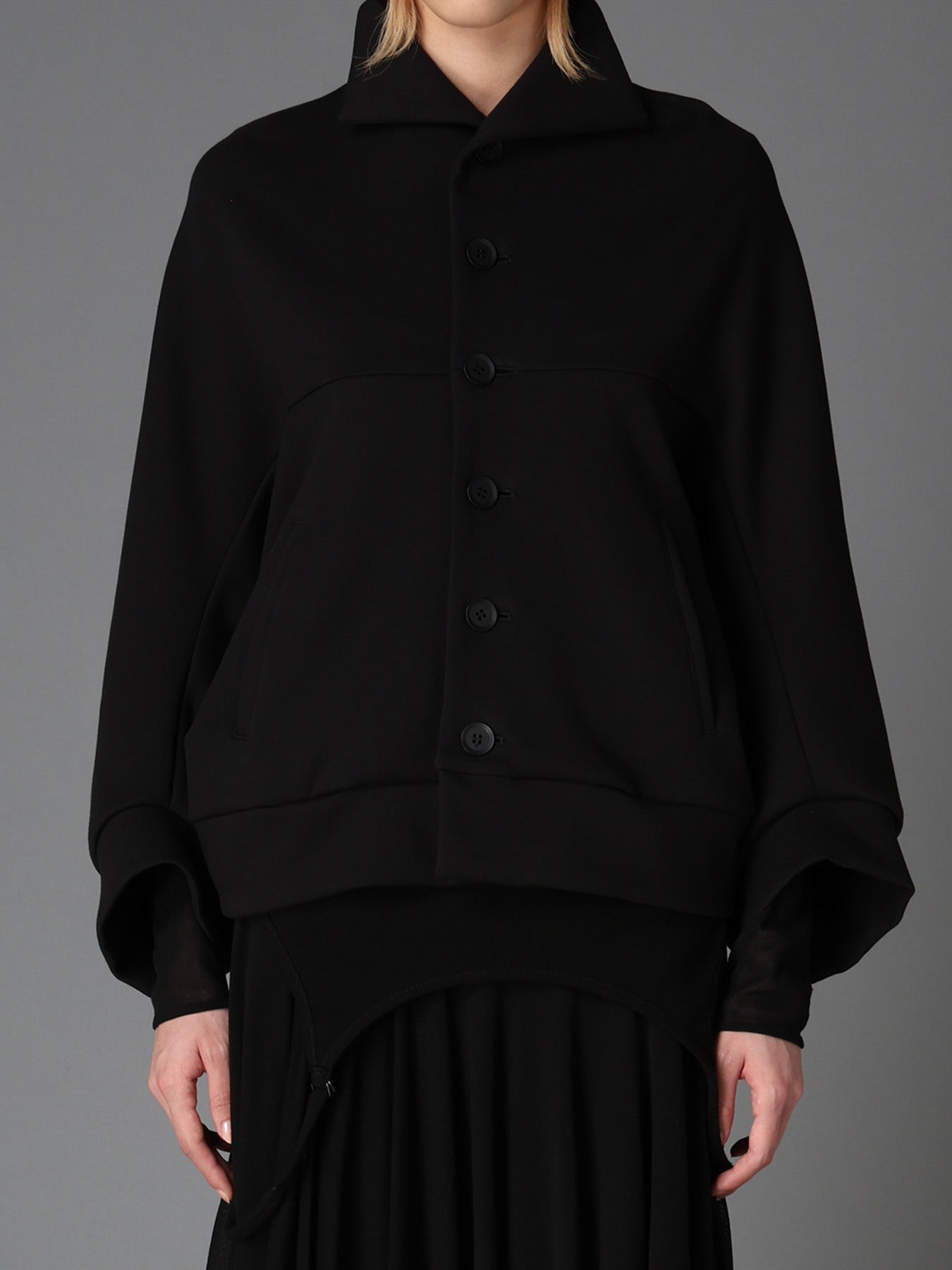 DOUBLE FACE JERSEY DOLMAN SLEEVE SINGLE COAT – THE SHOP YOHJI YAMAMOTO