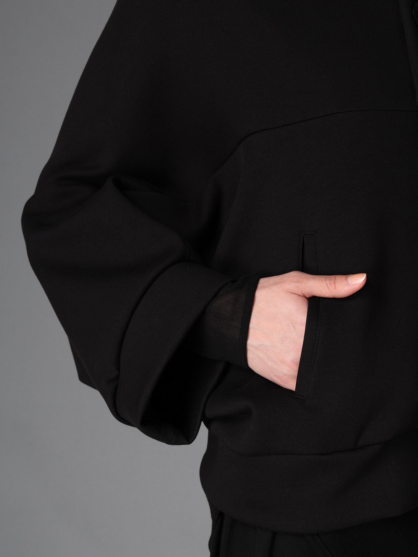 DOUBLE FACE JERSEY DOLMAN SLEEVE SINGLE COAT – THE SHOP YOHJI YAMAMOTO