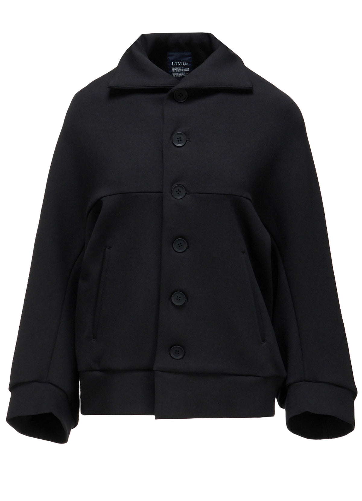 DOUBLE FACE JERSEY DOLMAN SLEEVE SINGLE COAT