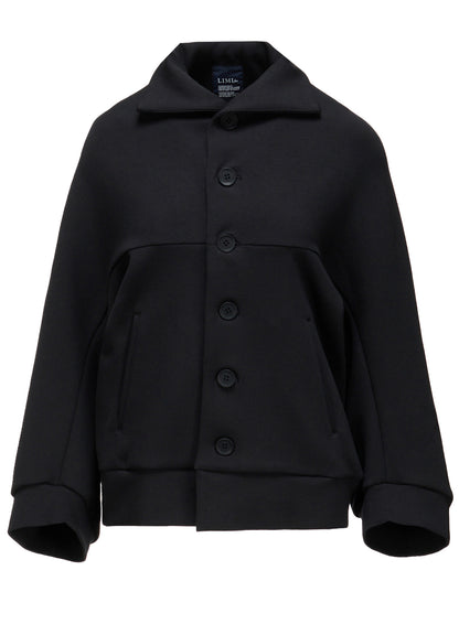DOUBLE FACE JERSEY DOLMAN SLEEVE SINGLE COAT