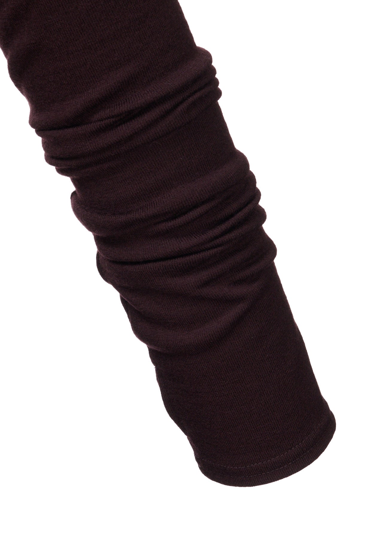 W/ SINGLE JERSEY HOODED SCARF DRESS