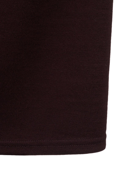 W/ SINGLE JERSEY HOODED SCARF DRESS