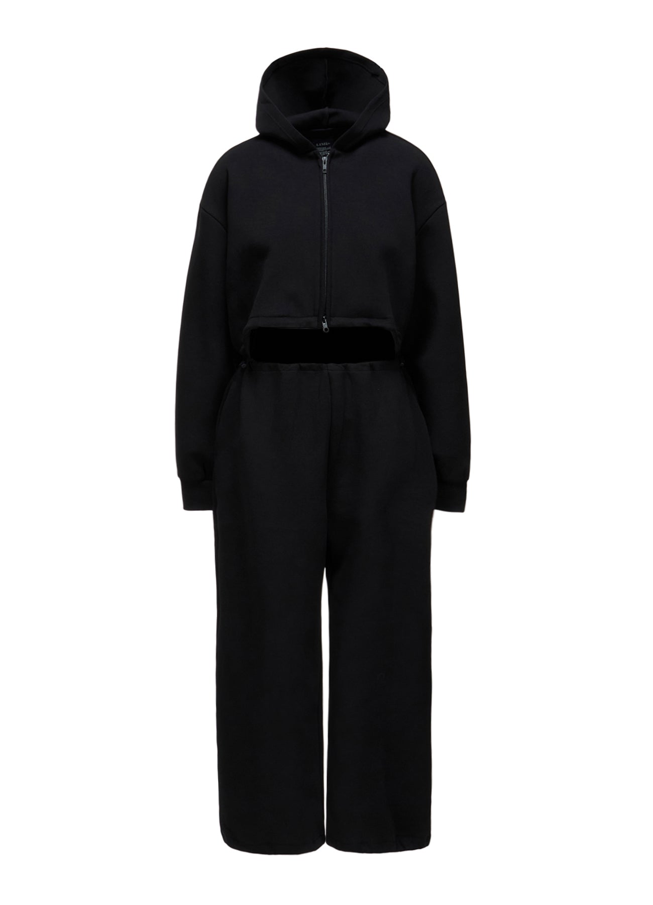 issuethings type4-1 BLK プルオーバー　ブラック DOUBLE FACE JERSEY PARKA STYLE JUMPSUIT – THE SHOP YOHJI YAMAMOTO