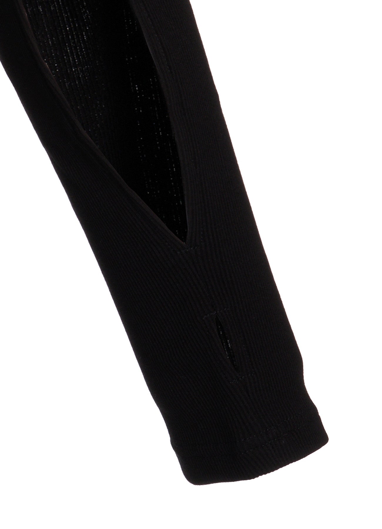 C/ RIB LAYERED DESIGN DRESS