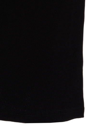 C/ RIB LAYERED DESIGN DRESS