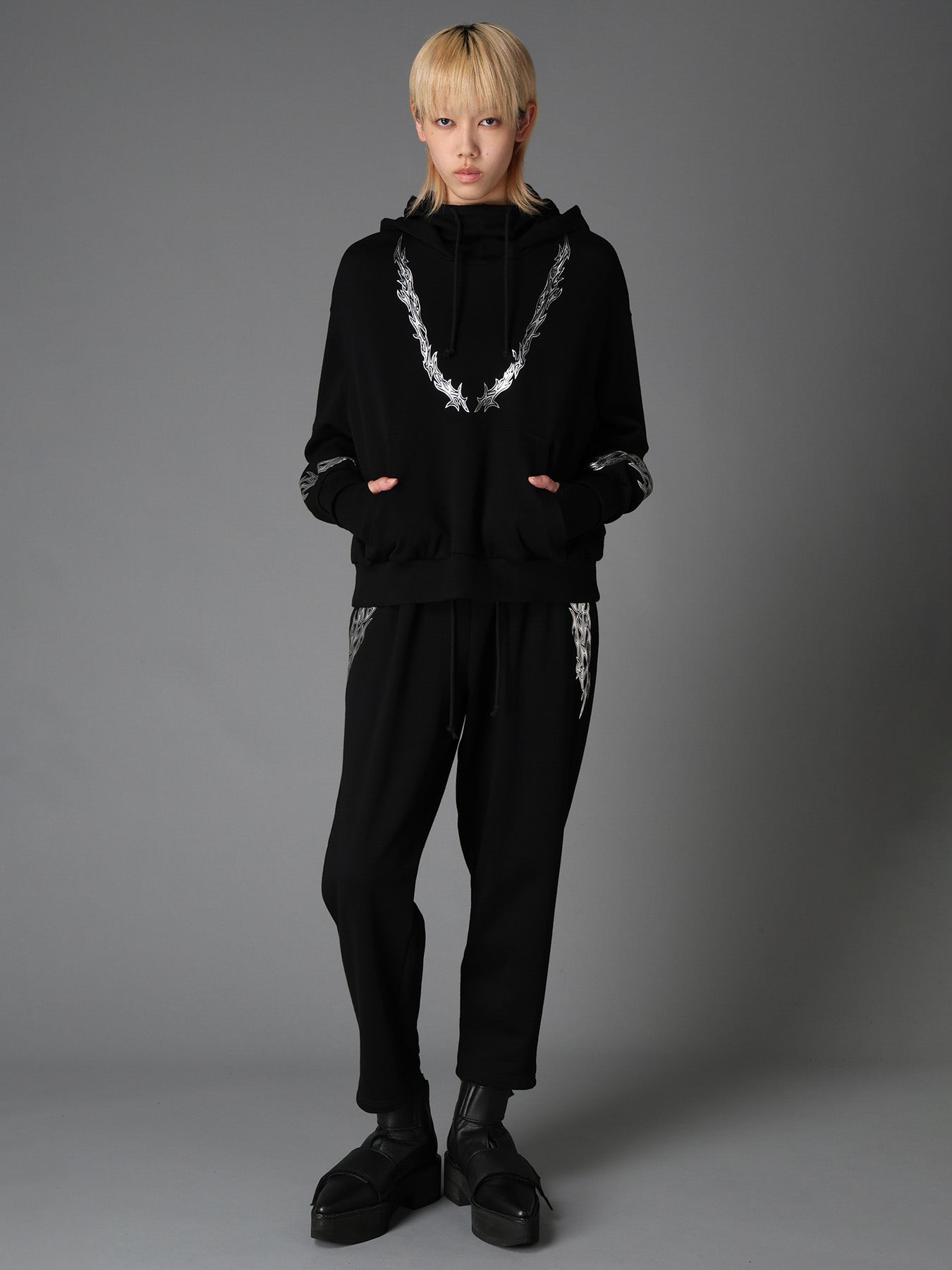 TRIBAL PRINT FRENCH TERRY A