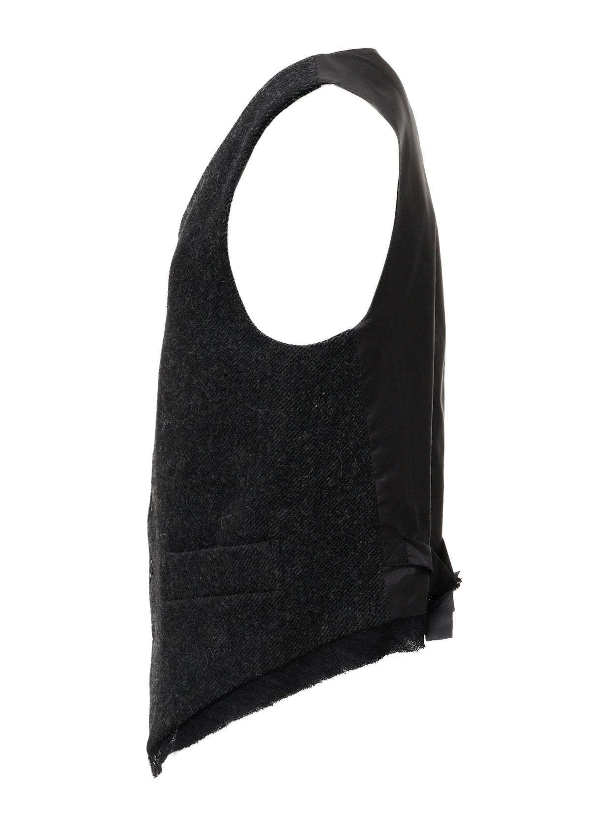 TOP DYED TWEED SINGLE VEST