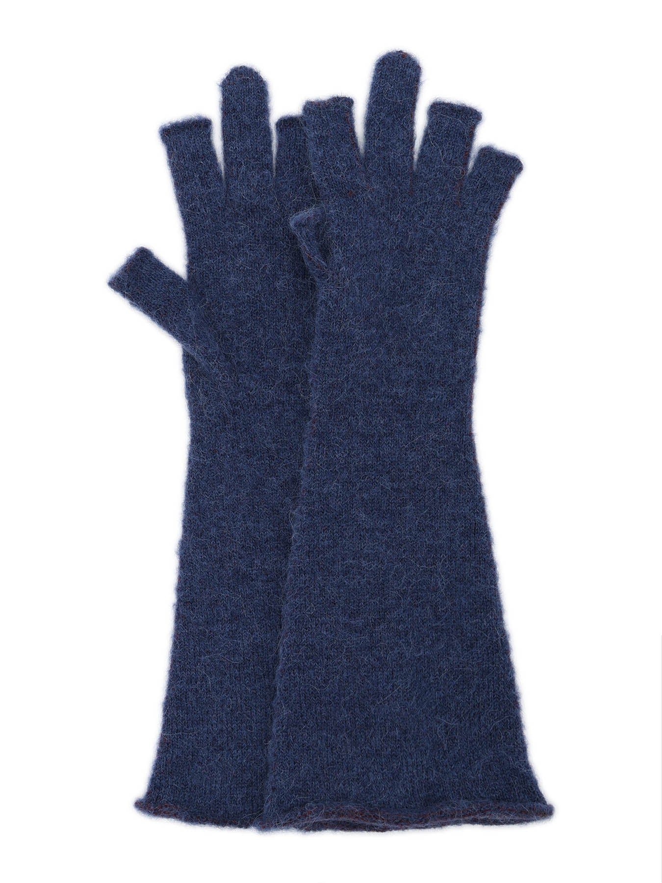 W/P SOFT KNIT FLARED MIDDLE FINGERLESS GLOVES