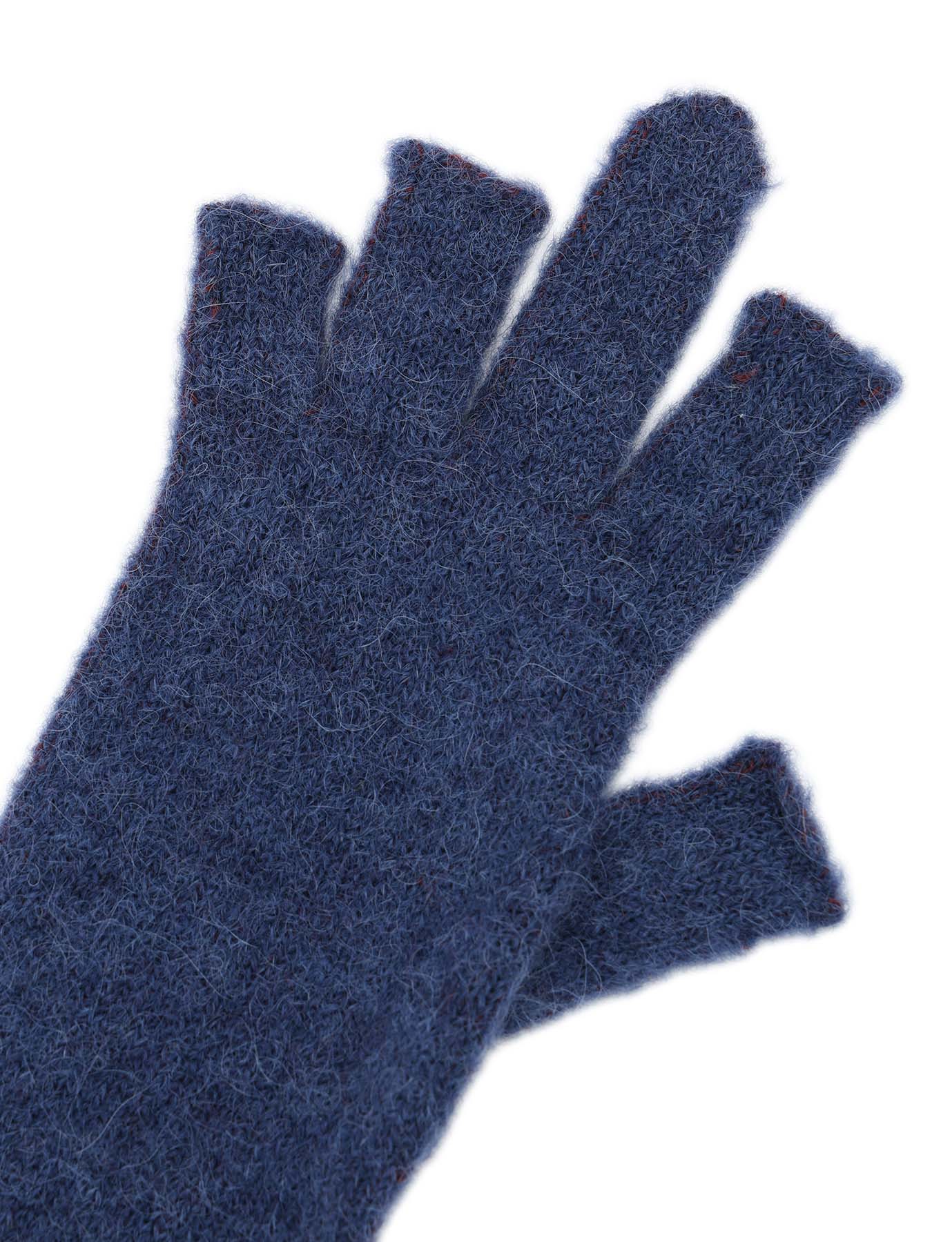 W/P SOFT KNIT FLARED MIDDLE FINGERLESS GLOVES