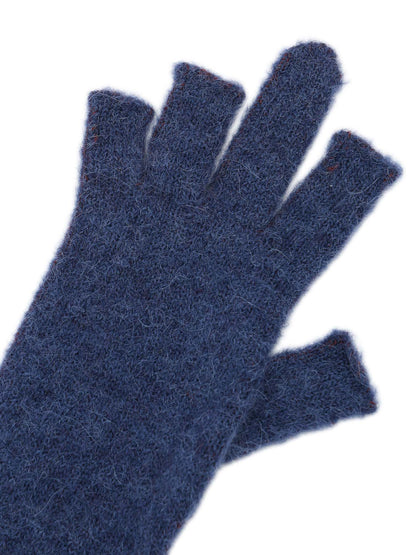W/P SOFT KNIT FLARED MIDDLE FINGERLESS GLOVES