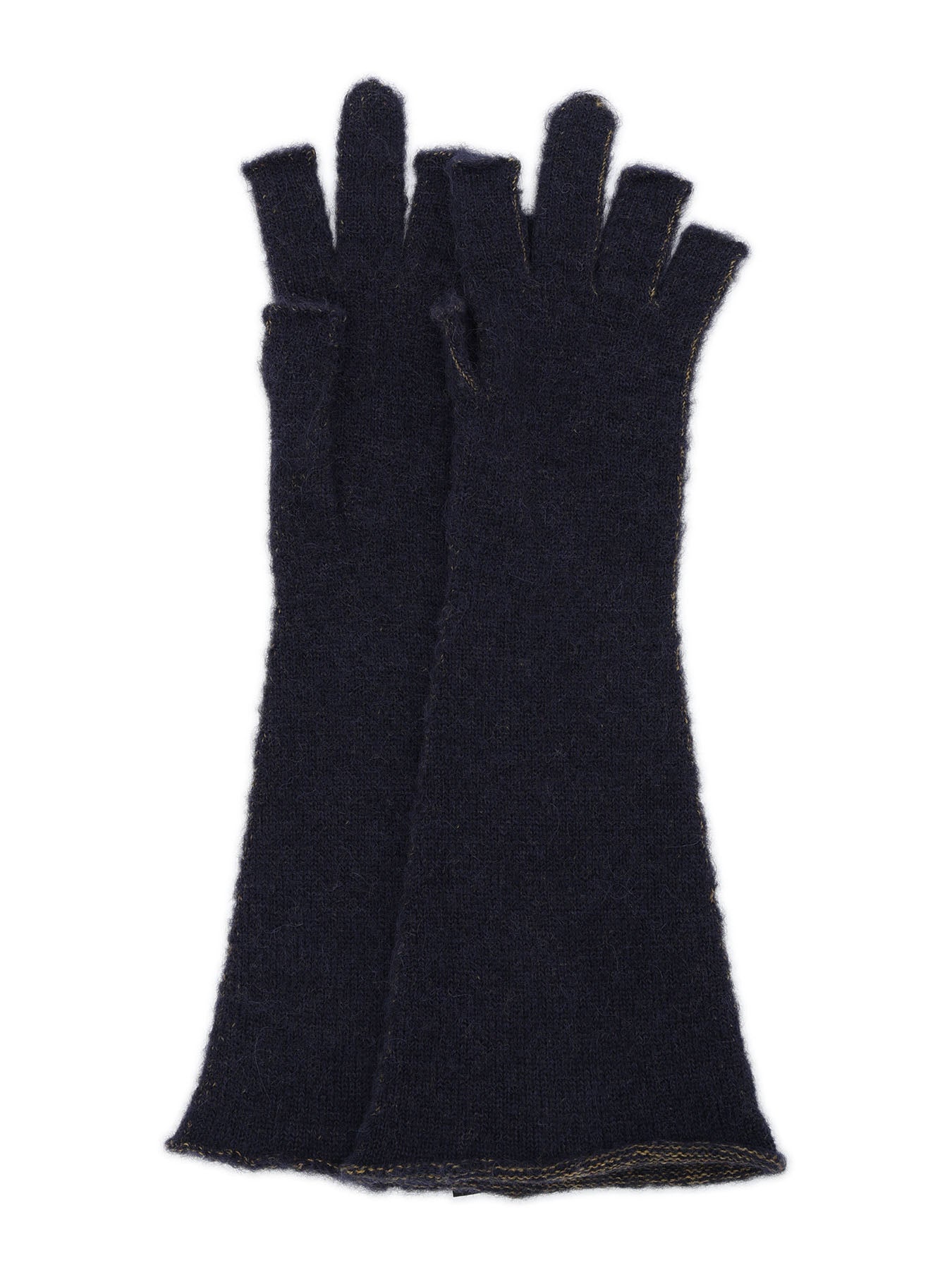 W/P SOFT KNIT FLARED MIDDLE FINGERLESS GLOVES