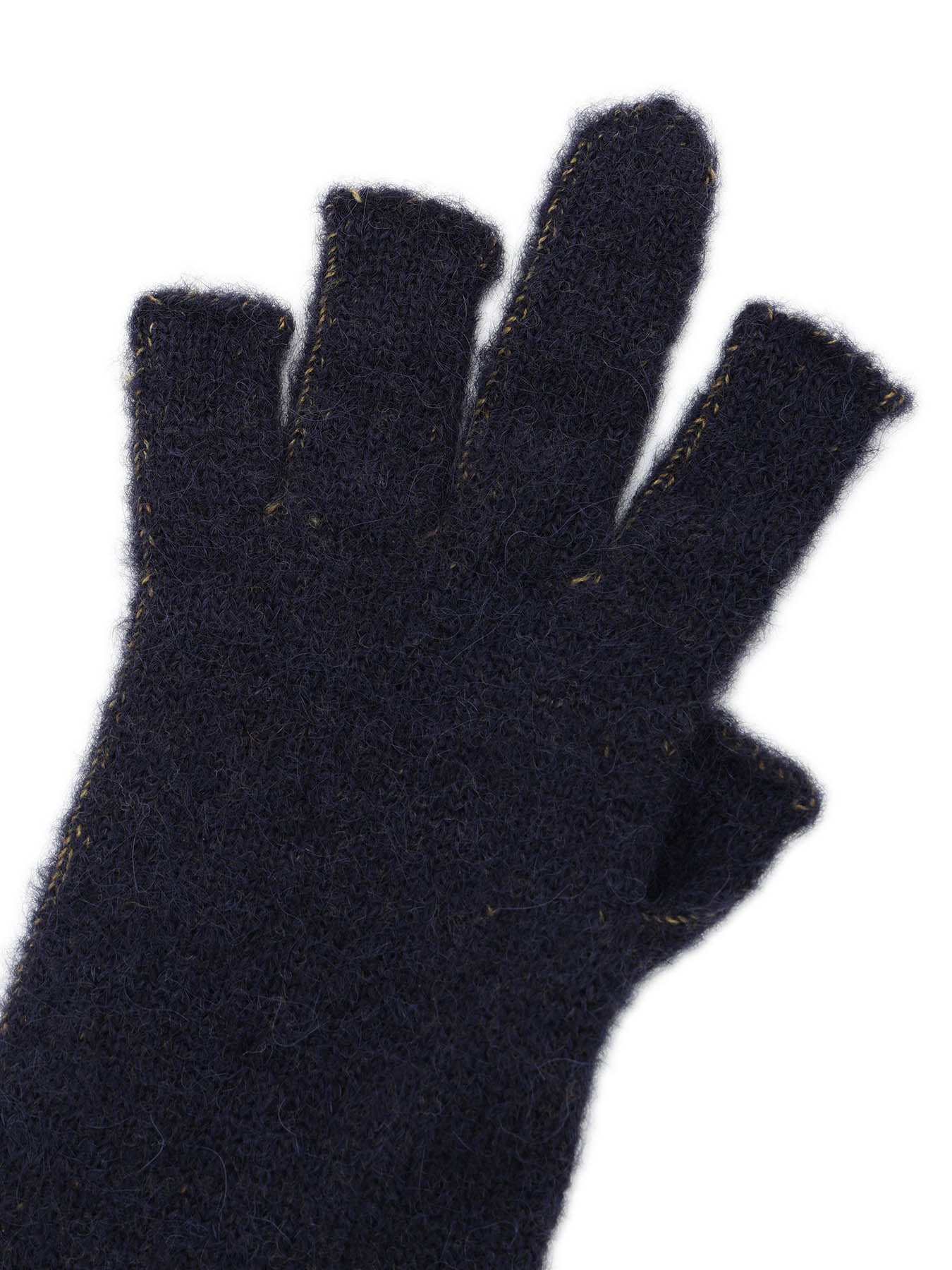 W/P SOFT KNIT FLARED MIDDLE FINGERLESS GLOVES