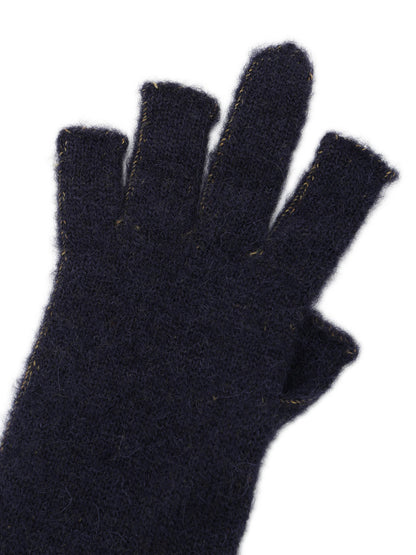 W/P SOFT KNIT FLARED MIDDLE FINGERLESS GLOVES