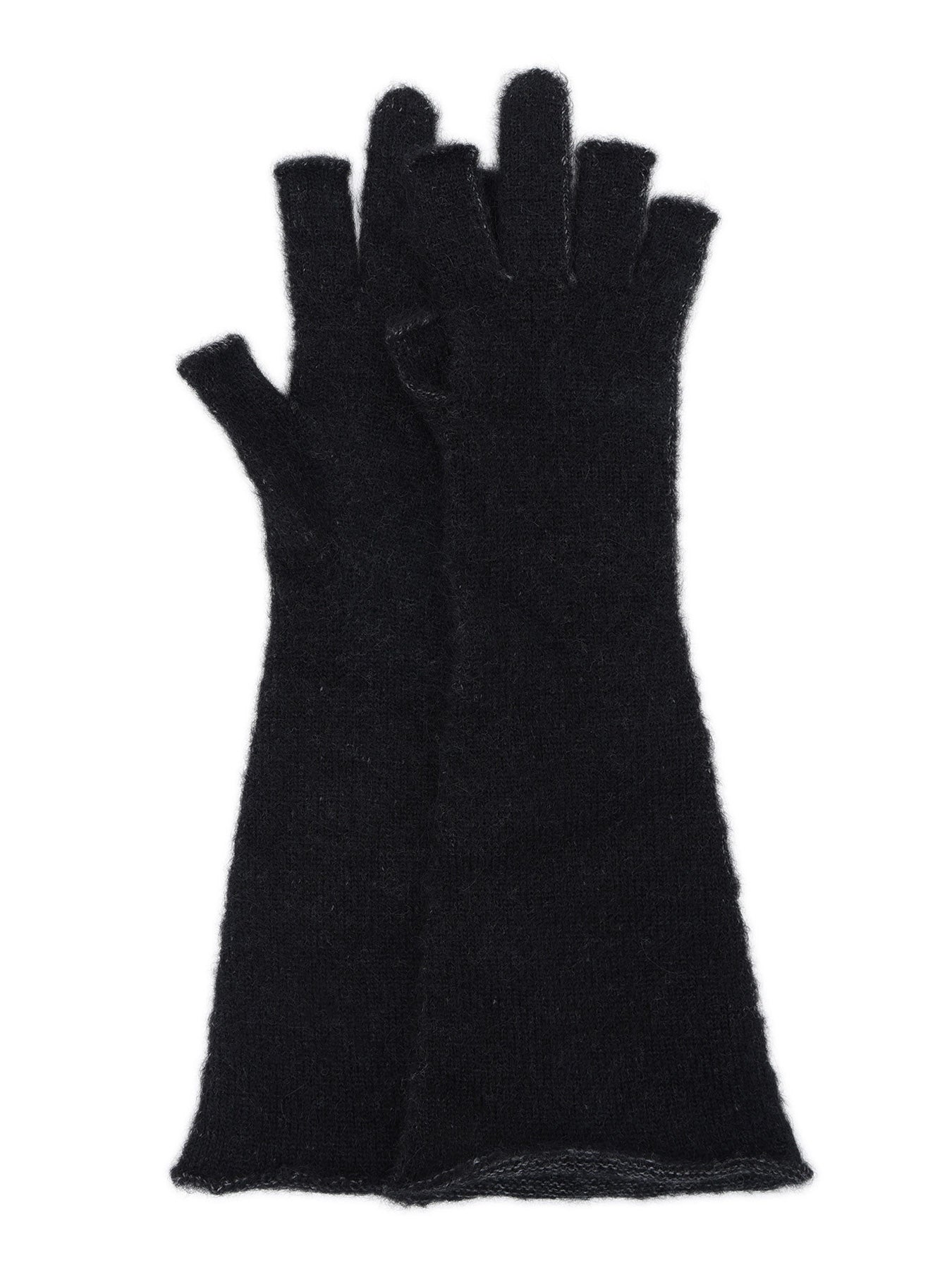 W/P SOFT KNIT FLARED MIDDLE FINGERLESS GLOVES