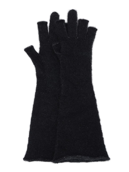 W/P SOFT KNIT FLARED MIDDLE FINGERLESS GLOVES