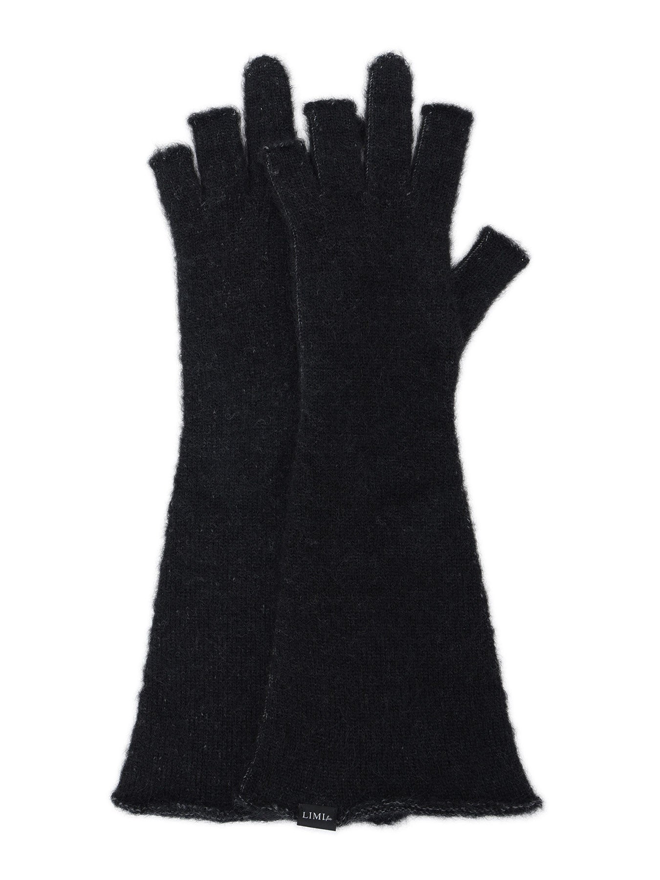 W/P SOFT KNIT FLARED MIDDLE FINGERLESS GLOVES