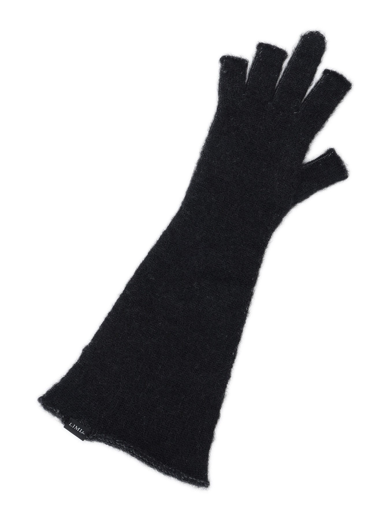 W/P SOFT KNIT FLARED MIDDLE FINGERLESS GLOVES