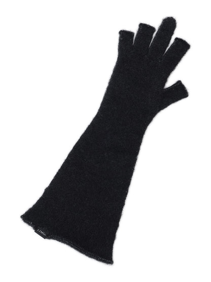 W/P SOFT KNIT FLARED MIDDLE FINGERLESS GLOVES