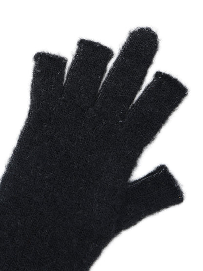 W/P SOFT KNIT FLARED MIDDLE FINGERLESS GLOVES