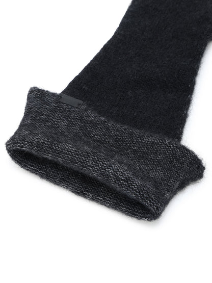 W/P SOFT KNIT FLARED MIDDLE FINGERLESS GLOVES