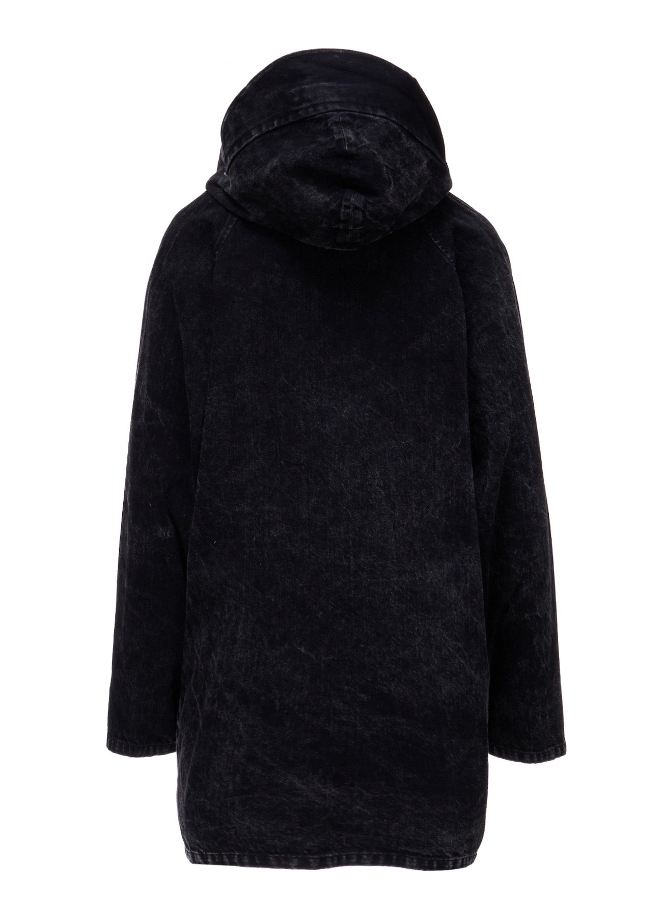 CHEMICAL BLEACHED DENIM LACE UP BLOUSON – THE SHOP YOHJI YAMAMOTO