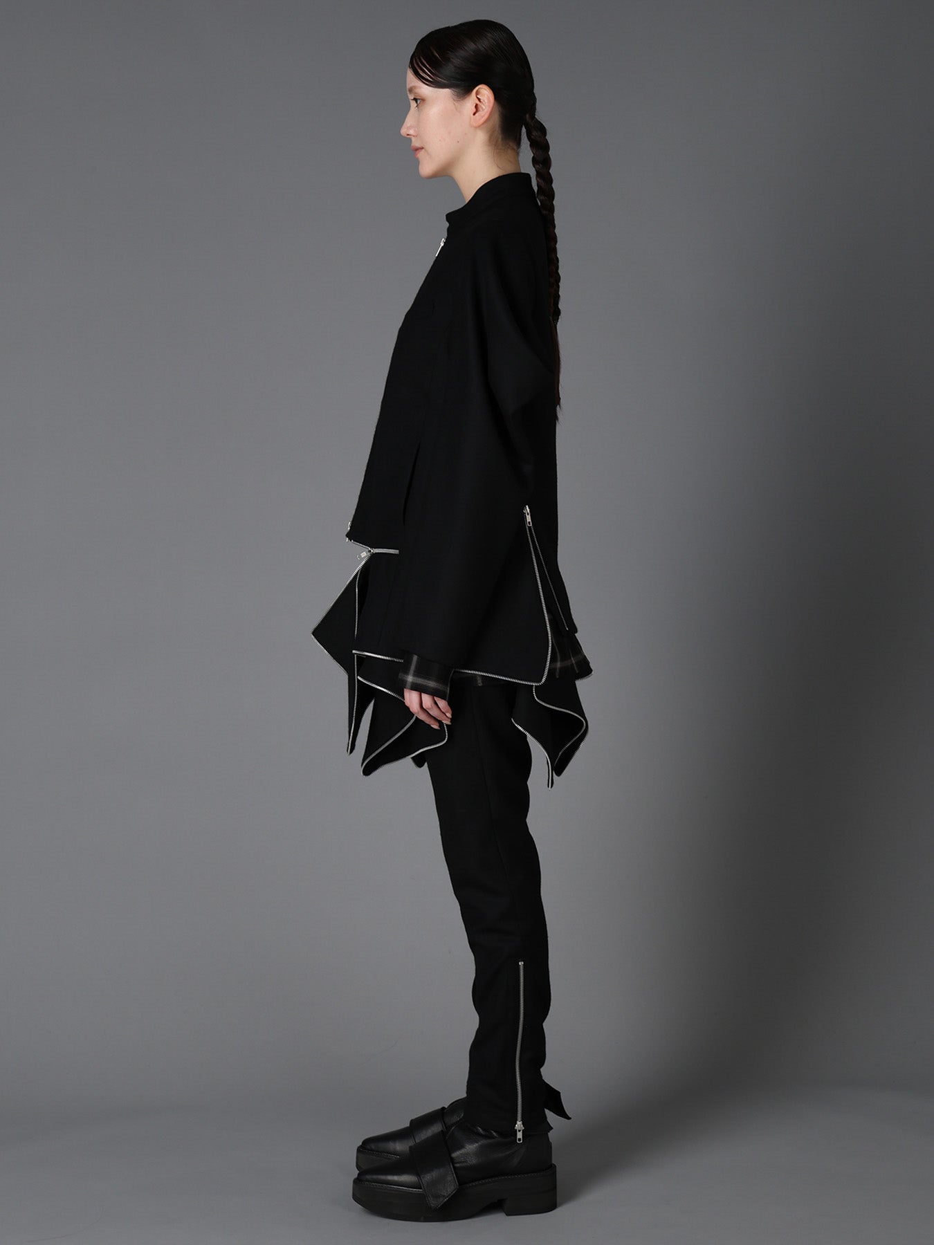 W/ SERGE STAND COLLAR BLOUSON – THE SHOP YOHJI YAMAMOTO W/ SERGE STAND COLLAR BLOUSON – THE SHOP YOHJI YAMAMOTO
