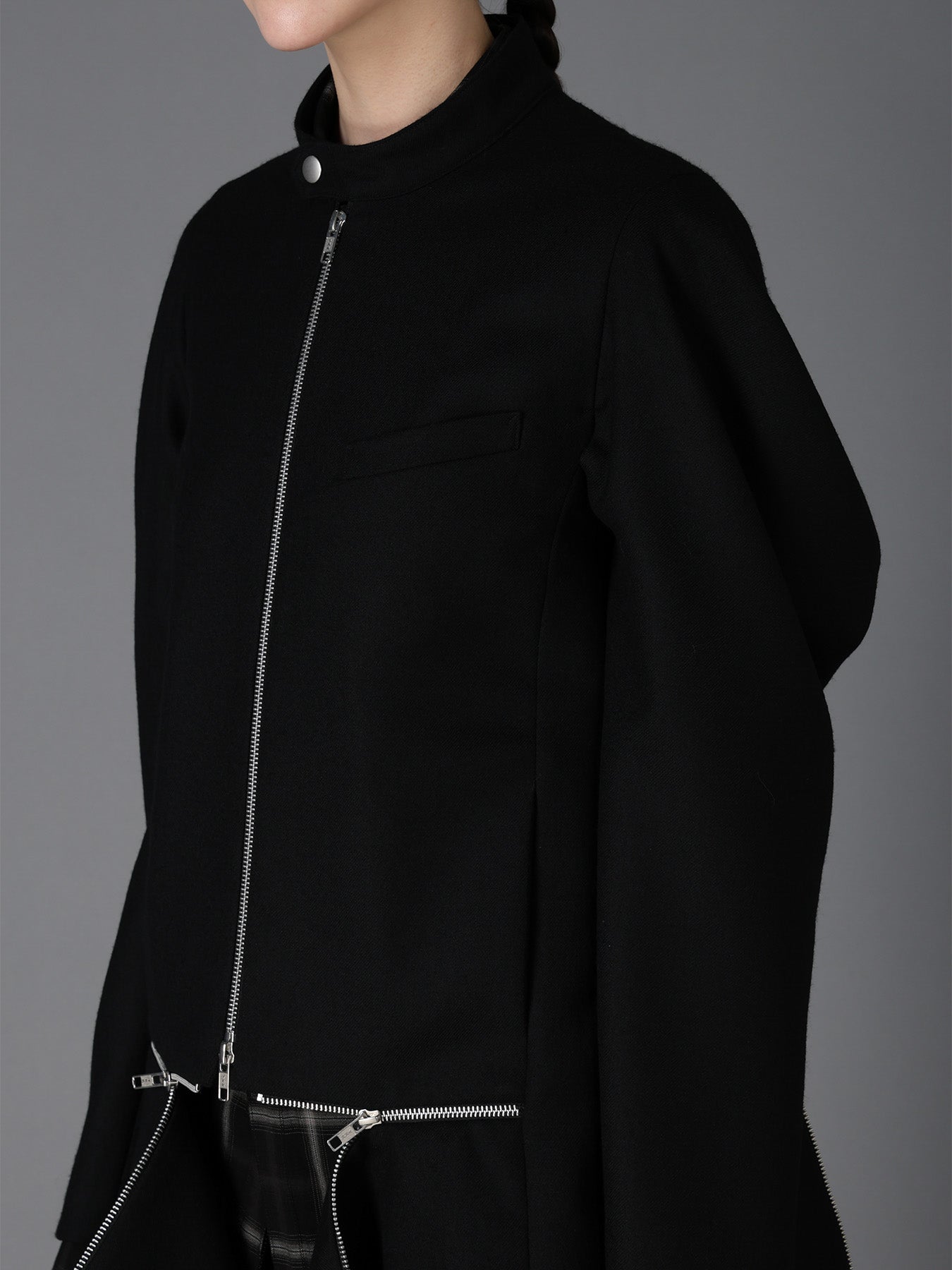 W/ SERGE STAND COLLAR BLOUSON – THE SHOP YOHJI YAMAMOTO