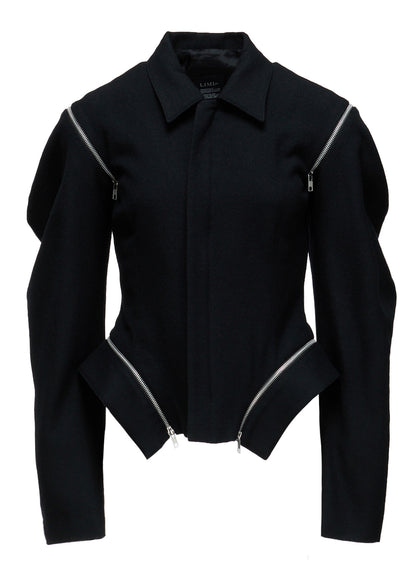 W/ SERGE  ZIP PANEL BLOUSON