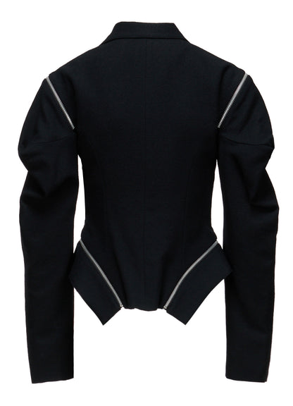 W/ SERGE  ZIP PANEL BLOUSON