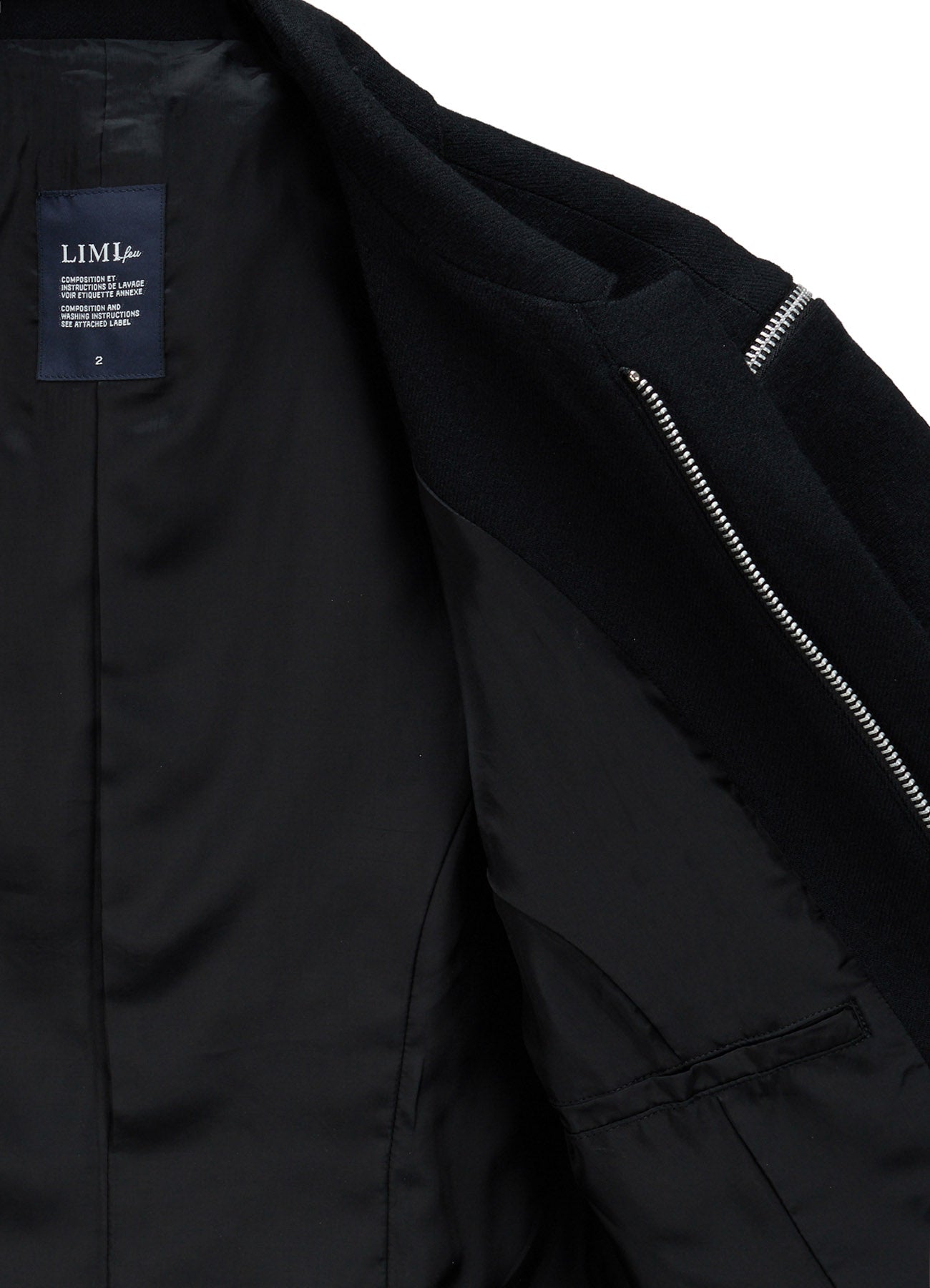W/ SERGE ZIP PANEL BLOUSON – THE SHOP YOHJI YAMAMOTO