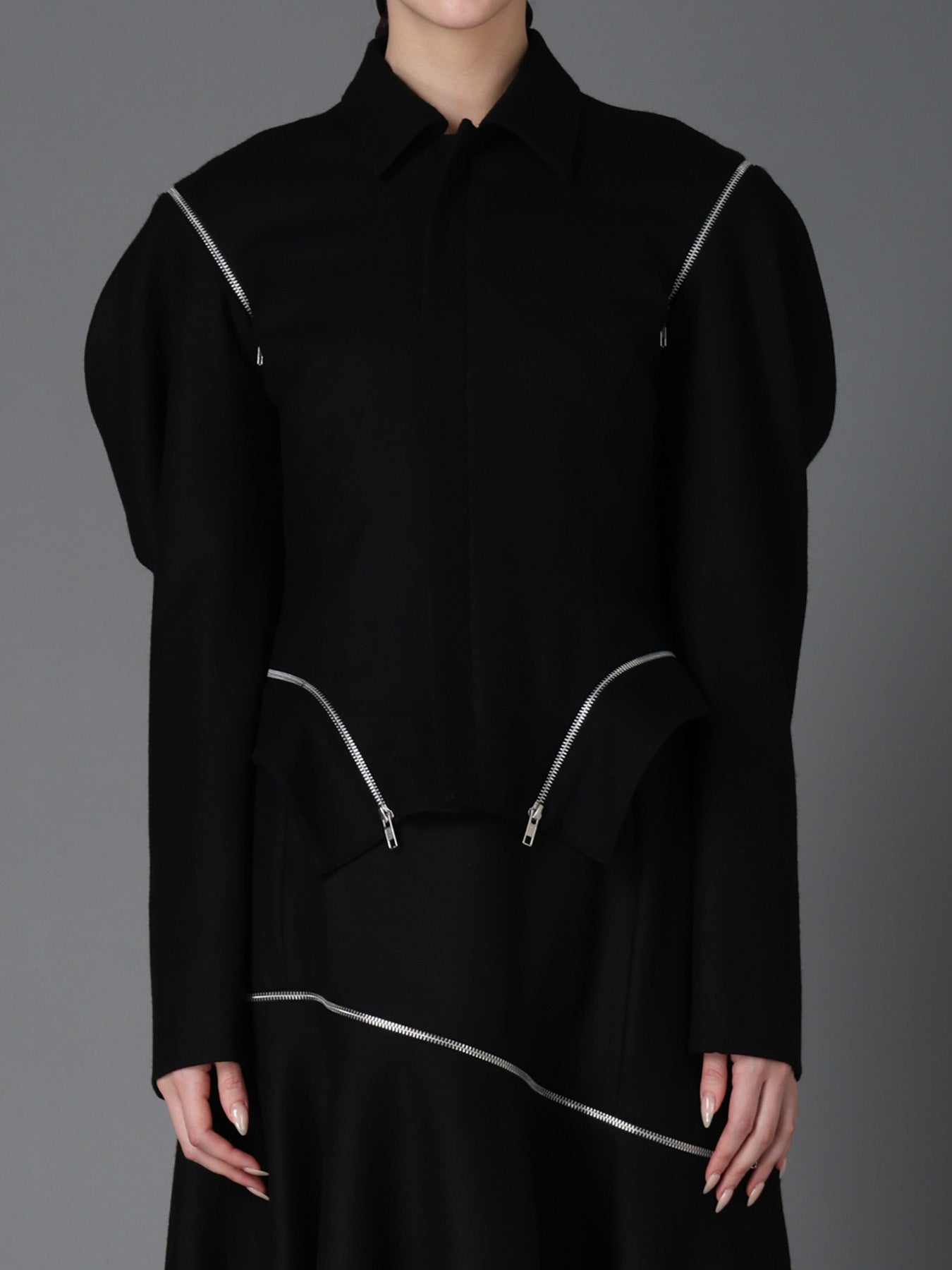 W/ SERGE ZIP PANEL BLOUSON – THE SHOP YOHJI YAMAMOTO